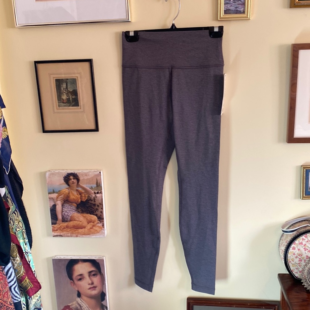Lululemon Grey Wunder Under Tights High Rise
